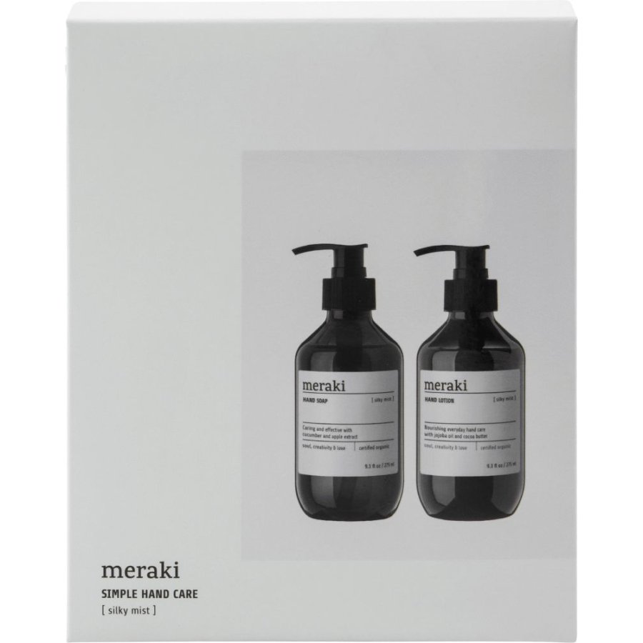 Meraki Geschenkbox mit Handseife und Handlotion 275 ml, Silky Mist