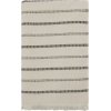 Meraki TRUE Handtuch 70x140 cm, Naturweiß/Schwarz
