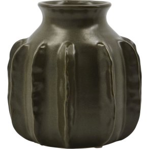 House Doctor Cactus Vase H15 cm, Dunkelgrn