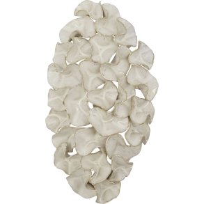 House Doctor Fold Wandkunst 46 cm, Naturwei