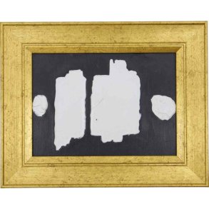 House Doctor Agate Wandkunst 24x30 cm, Schwarz/Beige
