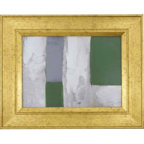 House Doctor Emerald Wandkunst 24x30 cm, Beige/Grn