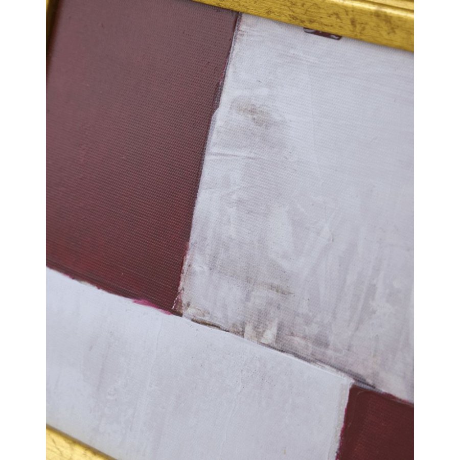 House Doctor Ruby Wandkunst 24x30 cm, Rot/Beige