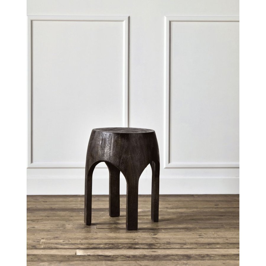 House Doctor Woda Hocker H46 cm, Mangoholz