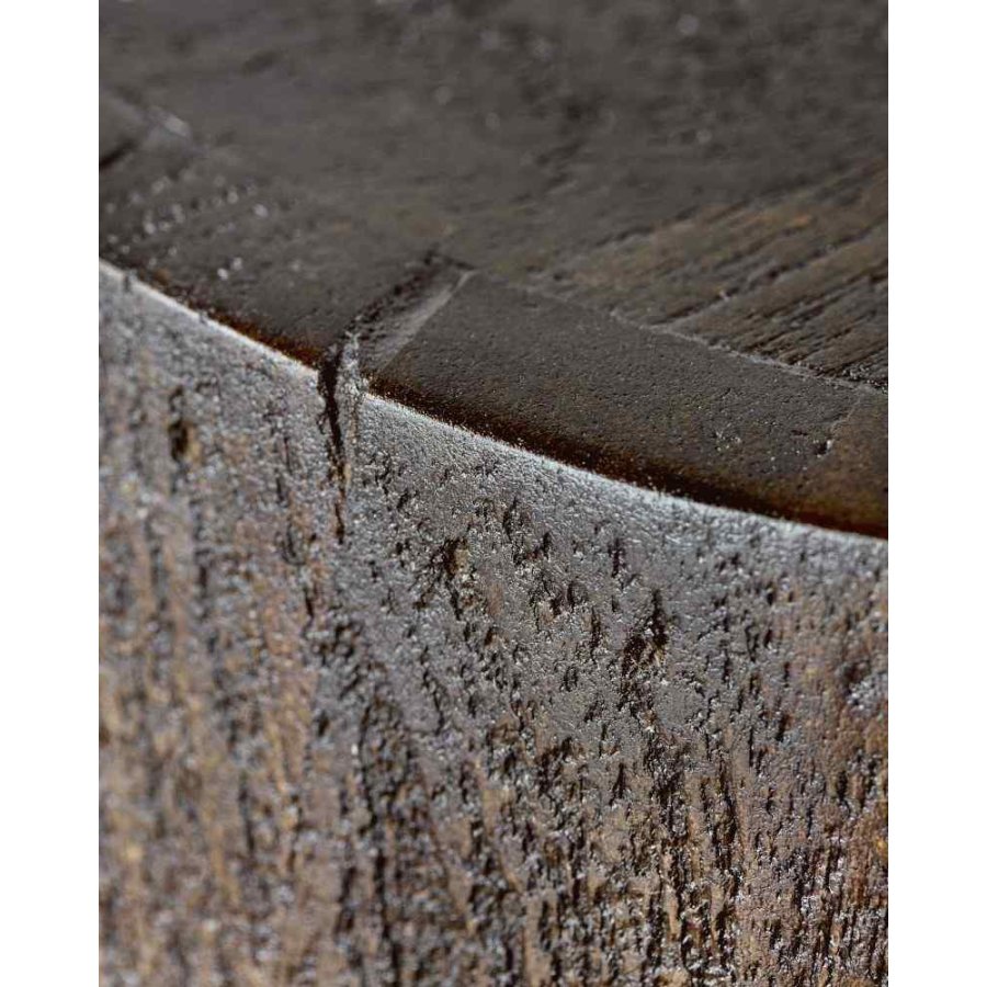 House Doctor Woda Hocker H46 cm, Mangoholz
