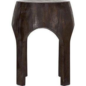 House Doctor Woda Hocker H46 cm, Mangoholz