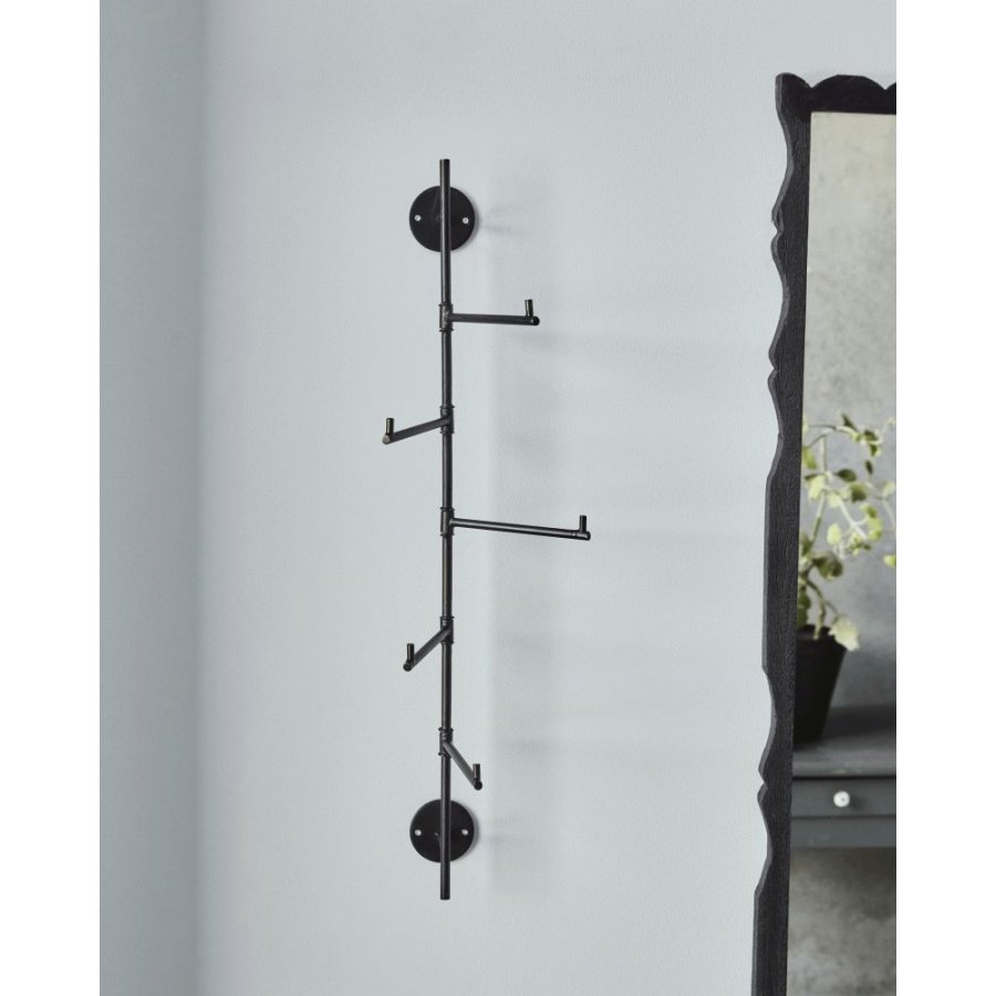 House Doctor Flex Wandgarderobe 70,5 cm, Schwarz