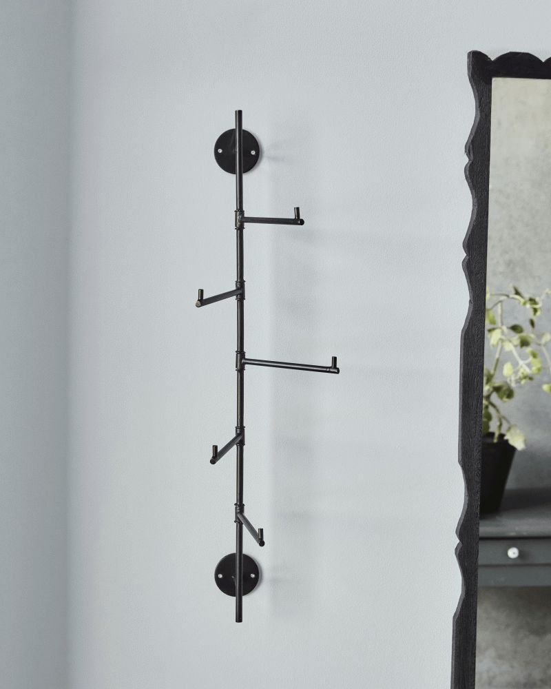House Doctor Flex Wandgarderobe 70,5 cm, Schwarz
