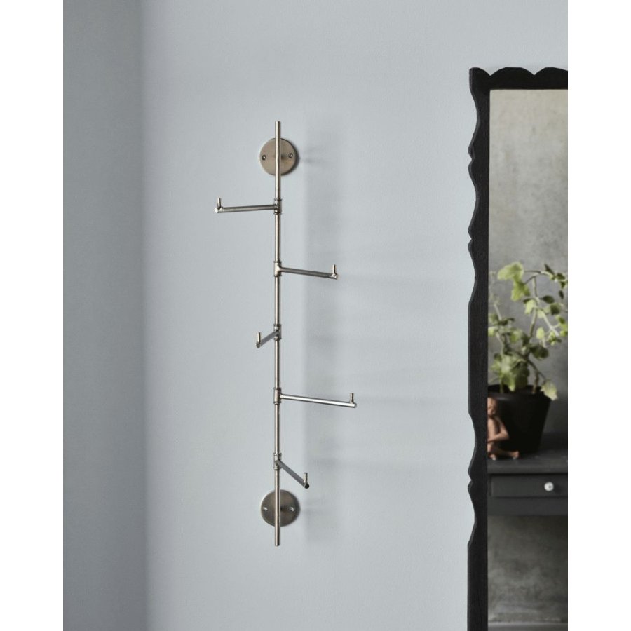 House Doctor Flex Wandgarderobe 70,5 cm, Silberfinish