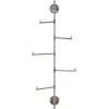 House Doctor Flex Wandgarderobe 70,5 cm, Silberfinish