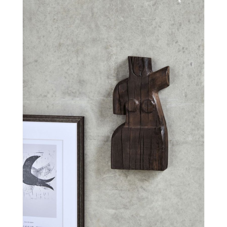 House Doctor Human Wandkunst H41 cm, Schwarz