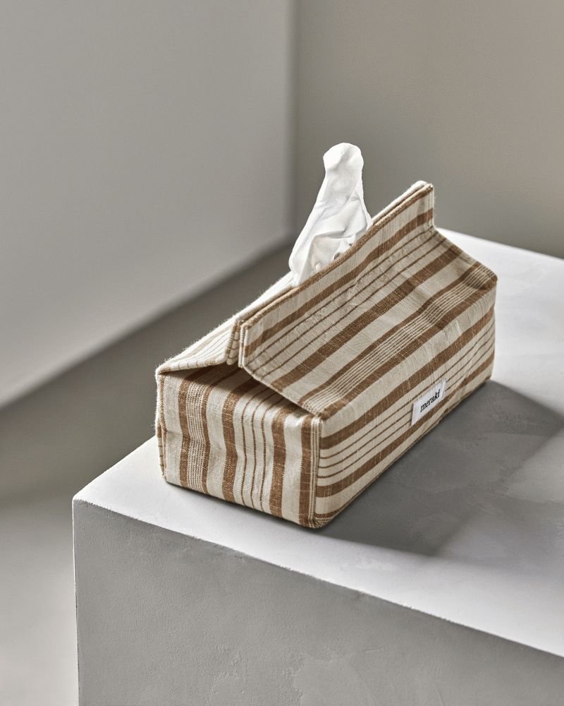 Meraki Tissue Taschentuchhalter 12,5x24 cm, Terrakotta