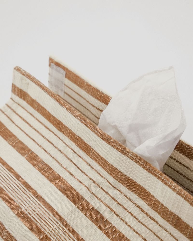 Meraki Tissue Taschentuchhalter 12,5x24 cm, Terrakotta
