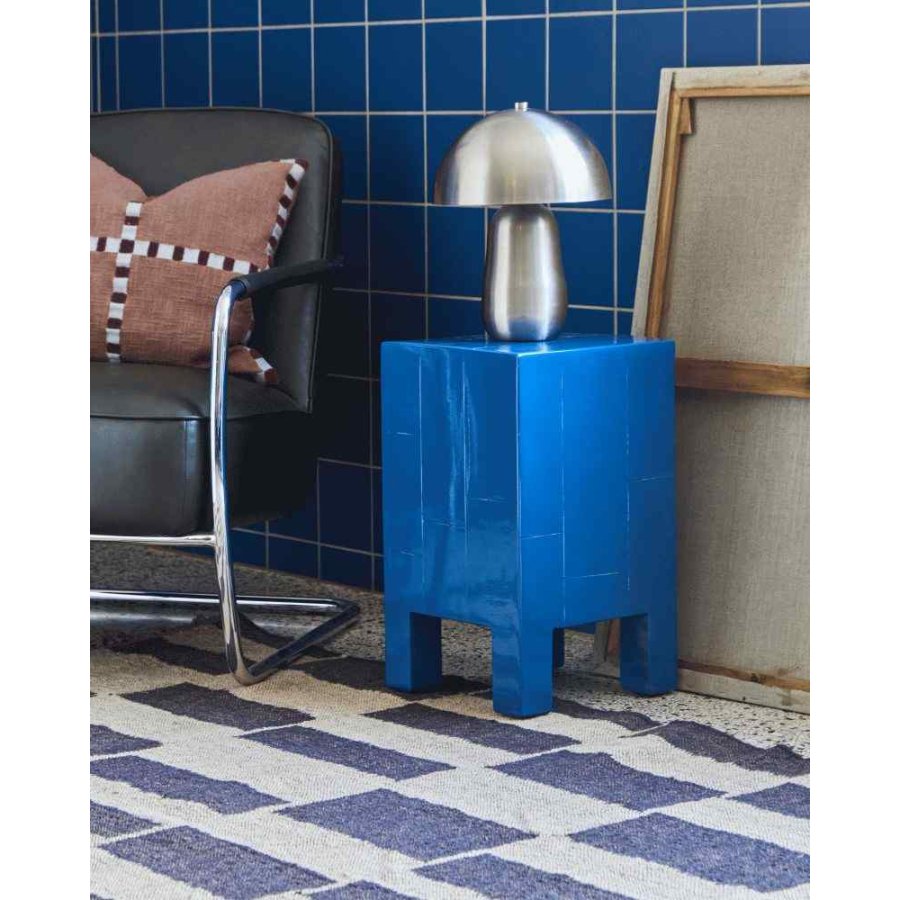 House Doctor Brick Beistelltisch H50,5 cm, Blau