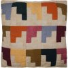 House Doctor Block Kissenbezug 50x50 cm, Mehrfarbig