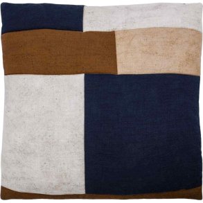 House Doctor Patch Pudebetrk 50x50 cm, Sort/Sand/Brun