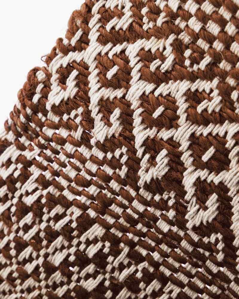 House Doctor Ethnic Teppich 60x90 cm, Braun/Natur