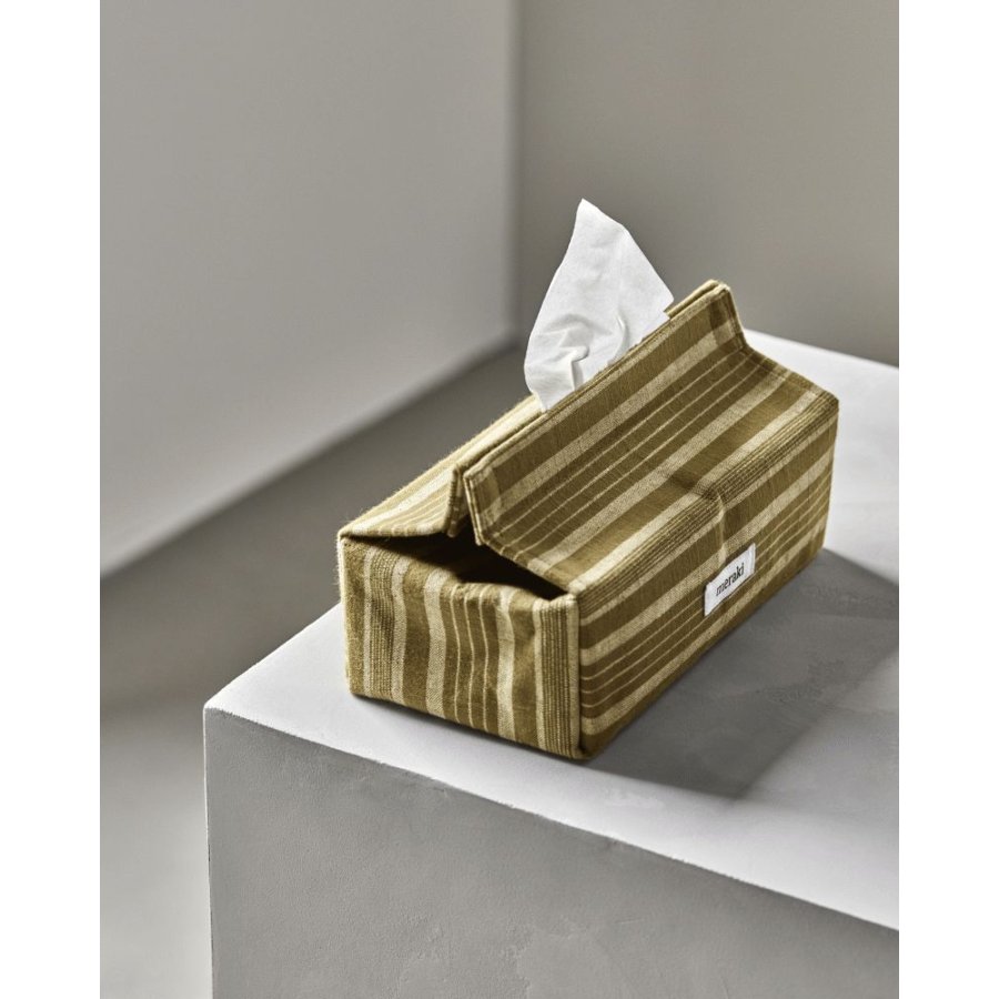 Meraki Tissue Taschentuchhalter 12,5x24 cm, Dunkeloliv