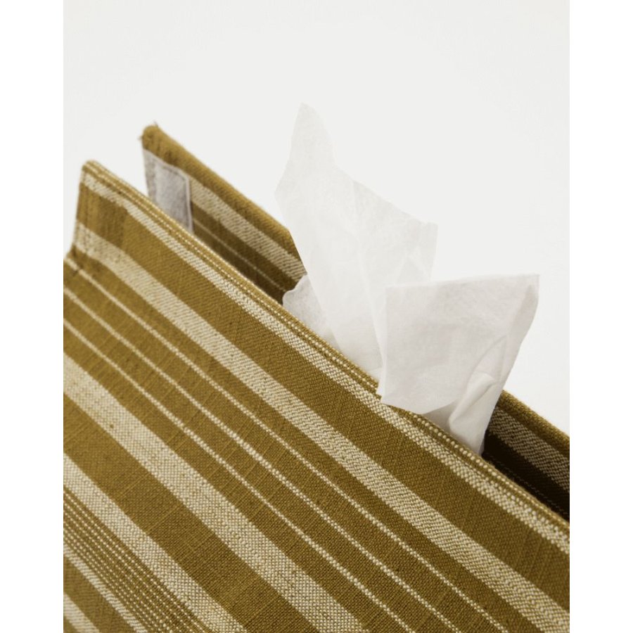 Meraki Tissue Taschentuchhalter 12,5x24 cm, Dunkeloliv