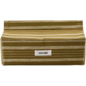 Meraki Tissue Taschentuchhalter 12,5x24 cm, Dunkeloliv