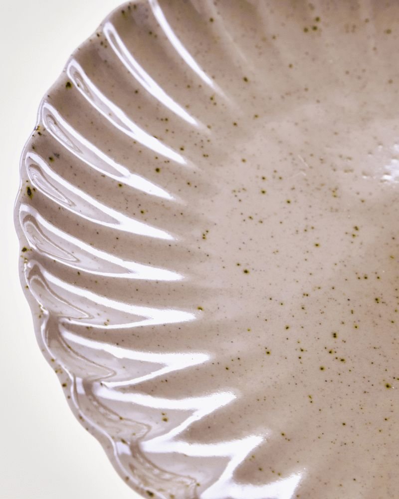 House Doctor Scallop Teller 20 cm, Rosa