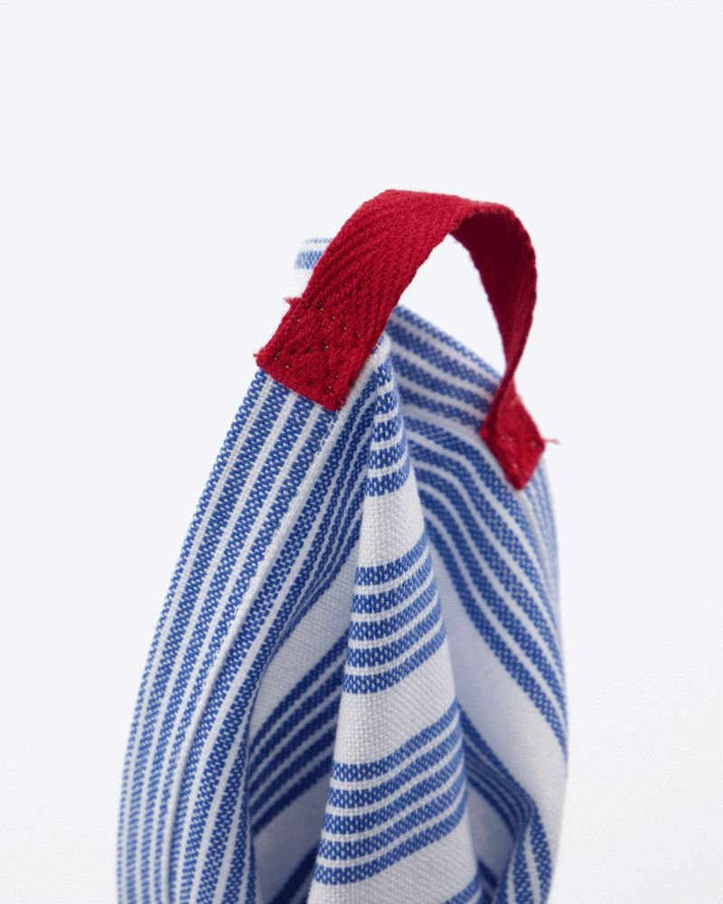 Nicolas Vahé Chef Geschirrtuch 2er Set 50x70 cm, Blau/Weiß
