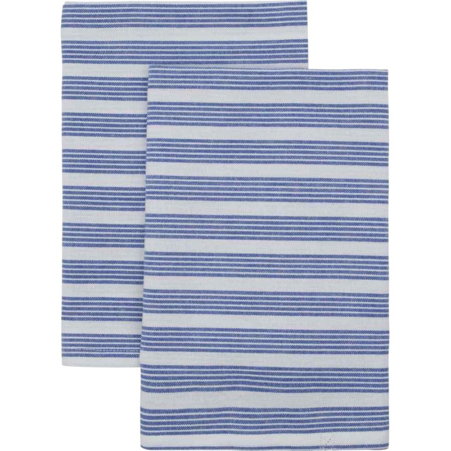 Nicolas Vahé Chef Geschirrtuch 2er Set 50x70 cm, Blau/Weiß