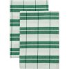 Nicolas Vahé Chef Geschirrtuch 2er Set 50x70 cm, Grün/Weiß
