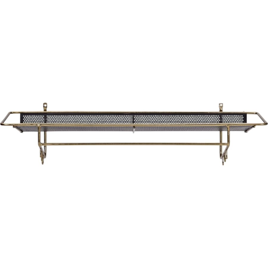 House Doctor Wally Wandregale 80 cm, Antikes Messingfinish/Schwarz