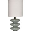 House Doctor Step Tischlampe H42 cm, Hellblau/Naturweiß