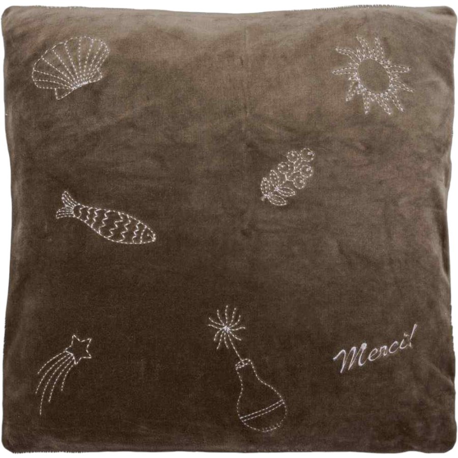 House Doctor Play Kissenbezug 50x50 cm, Braun