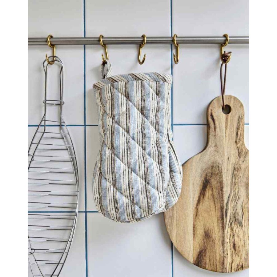 House Doctor Chef Ofenhandschuh 2er Set, Blau/Sand