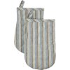 House Doctor Chef Ofenhandschuh 2er Set, Blau/Sand