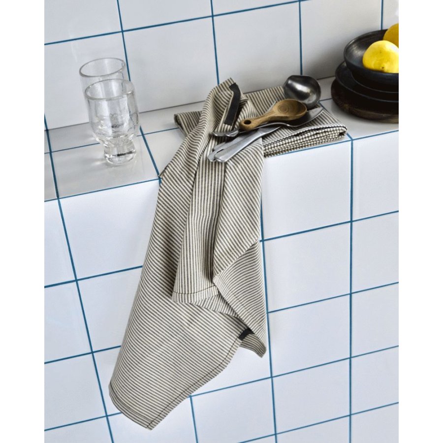 House Doctor Cook Geschirrtuch 3er Set 55x70 cm, Dunkelgrau