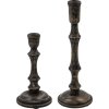 House Doctor Rise Kerzenhalter 2er Set, Schwarz