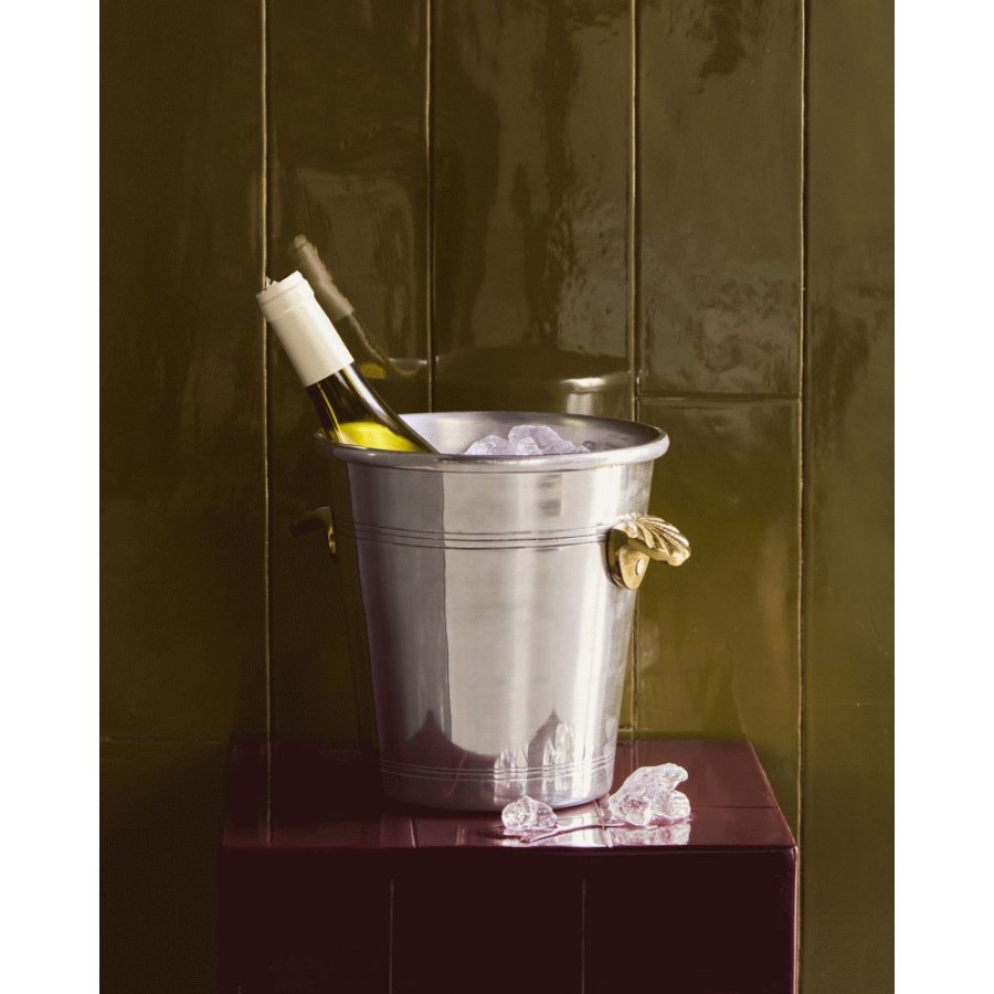 House Doctor Vind Weinkühler H20 cm, Antikes Silberfinish