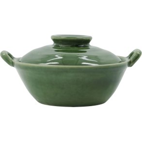 House Doctor Diva Dose mit Deckel H9,5 cm, Grn