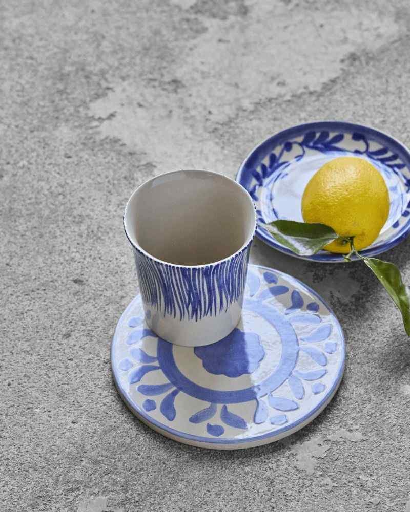House Doctor Diva Becher 2er Set 25 cl, Blau