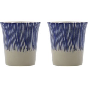 House Doctor Diva Becher 2er Set 25 cl, Blau