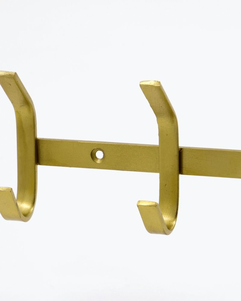 House Doctor Hank Wandhakenleiste 29 cm, Goldfarben
