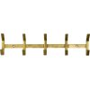 House Doctor Hank Wandhakenleiste 29 cm, Goldfarben