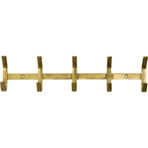 House Doctor Hank Wandhakenleiste 29 cm, Goldfarben