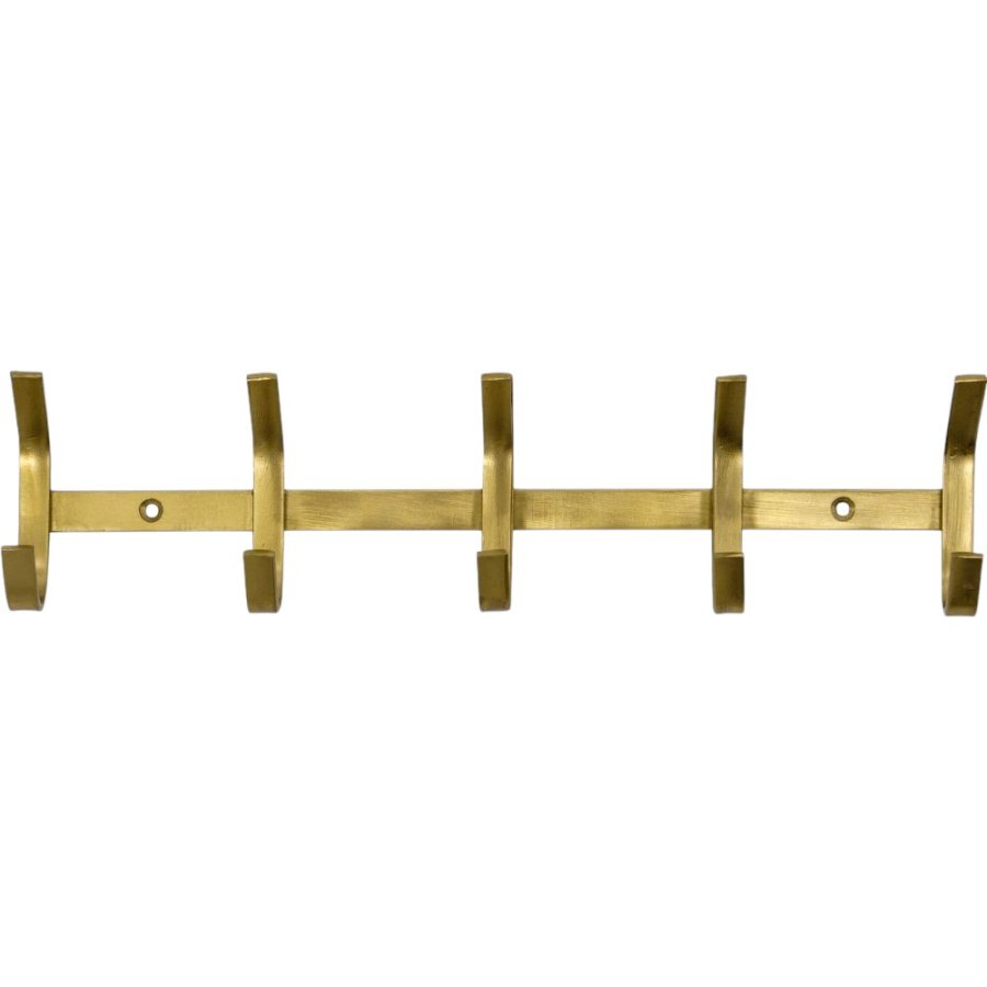 House Doctor Hank Wandhakenleiste 29 cm, Goldfarben