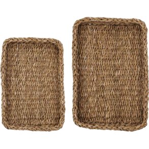 Meraki Trays Tablett 2er Set, Seegras