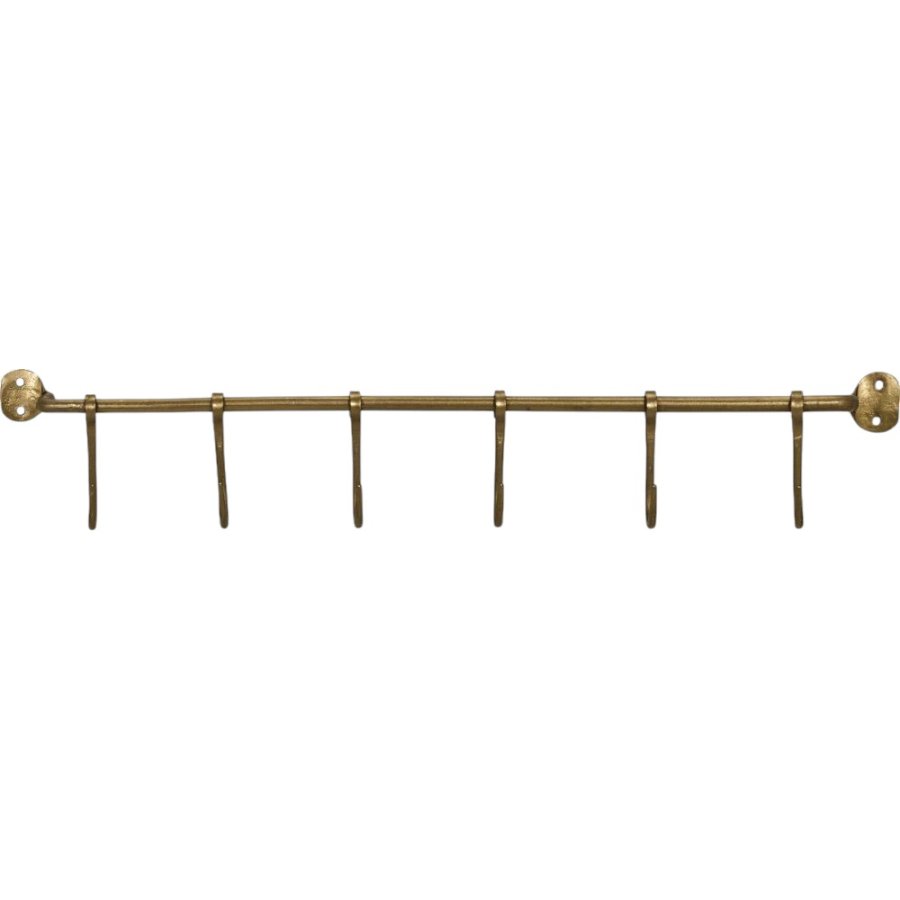 House Doctor Hooks Wandgarderobe 60,5 cm, Messing