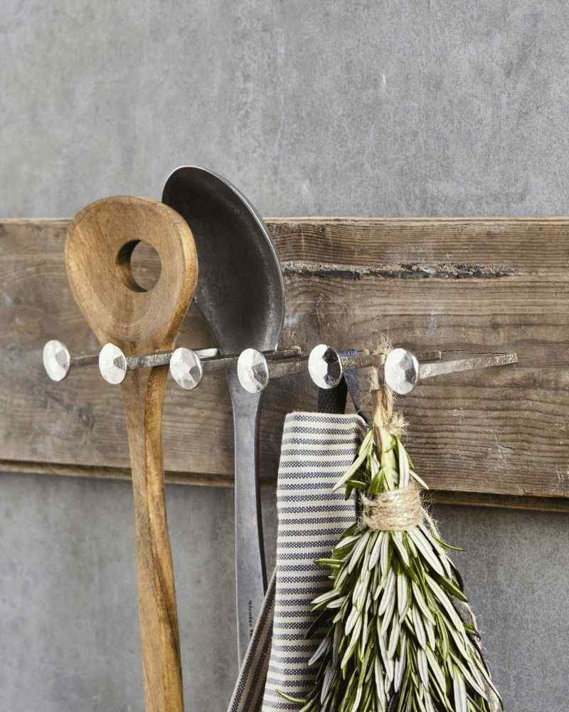 House Doctor Wall Kleiderhaken 6er Set 8 cm, Silberfinish