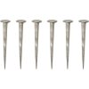 House Doctor Wall Kleiderhaken 6er Set 8 cm, Silberfinish