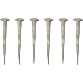 House Doctor Wall Kleiderhaken 6er Set 8 cm, Silberfinish