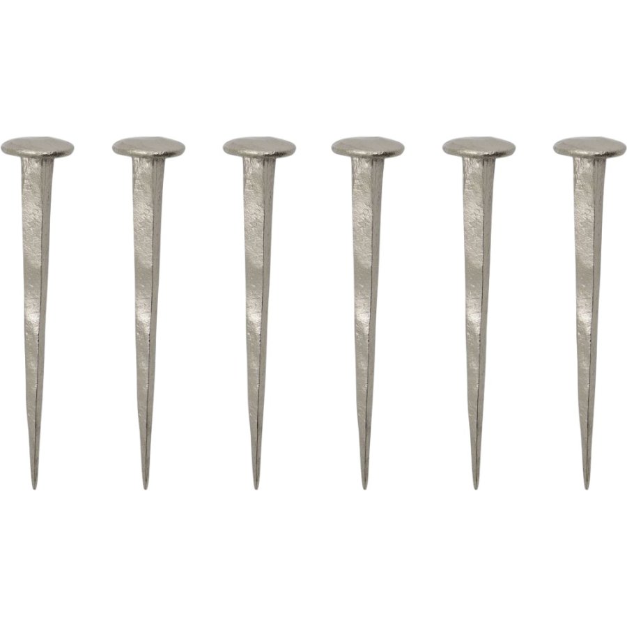 House Doctor Wall Kleiderhaken 6er Set 8 cm, Silberfinish