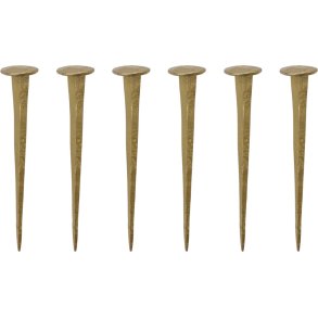 House Doctor Wall Kleiderhaken 6er Set 8 cm, Messingfinish